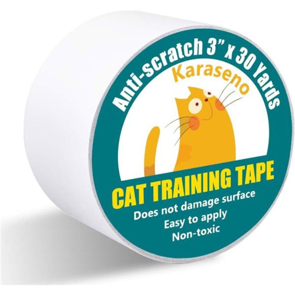 Anti Cat Scratch Tape, 3 inches x 30 Yards Pet Training Tape, 100% Transparent